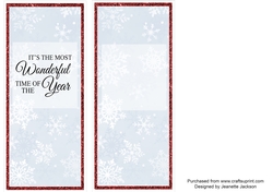 Inserts for Christmas DL Cards Robin Bauble