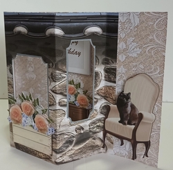 Bay Window Shaped Card