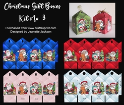 Christmas Gift Boxes Kit No 3