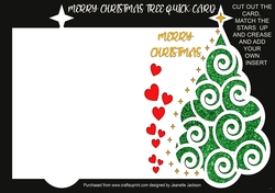 Merry Christmas Tree Quick Card