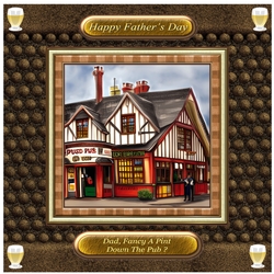 Dad Fancy A Pint Down The Pub Fathers Day Card