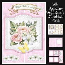 All Occasions Fold Back Floral Card