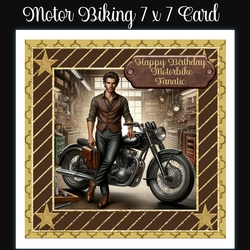 Motor Biking 7x 7 Card