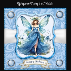 Gorgeous Fairy 7 x 7 Card