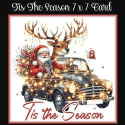 Tis The Season 7 x 7 Card
