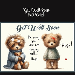 Get Well Soon A5 Card