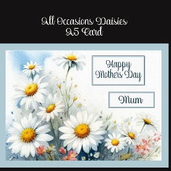 All Occasions Daisies A5 Card