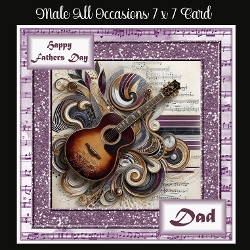 Male All Occasions Musical 7 x 7 Card