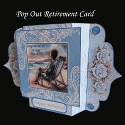 Pop Out Retirement Card