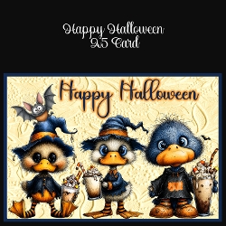 Happy Halloween A5 Card