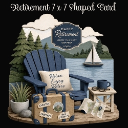 cup1464561_2474 - Retirement 7 x 7 Shaped Card