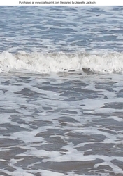 North Sea Waves A4 Background