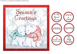 Seasons Greetings Polar Bears