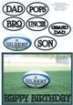 Rugby Ball Birthday