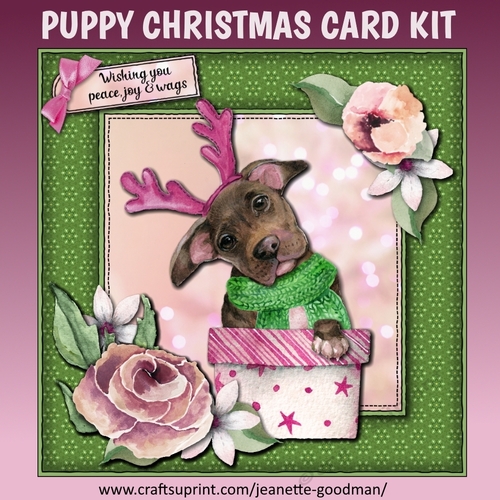 Puppy Christmas Card Kit 1