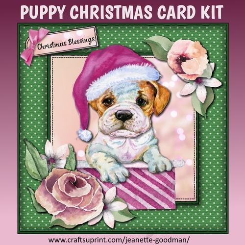 Puppy Christmas Card Kit 2