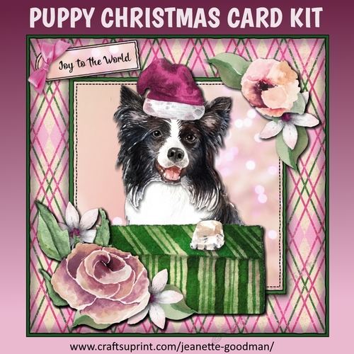 Puppy Christmas Card Kit 3