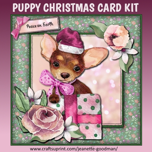 Puppy Christmas Card Kit 4