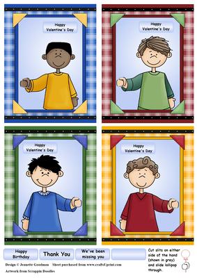 Boy Lollipop Holder Party Favor