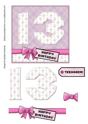 Floral 13 Pink for Teenager