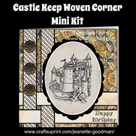 Castle Keep Woven Corner Card Mini Kit