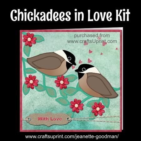 Chickadees in Love Red Kit