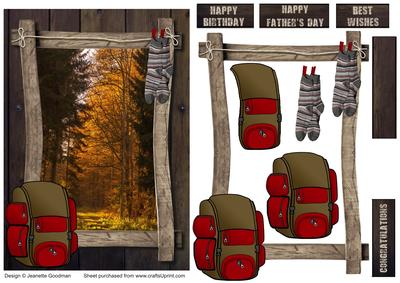 Log Cabin Adventure - Backpacking Card 2