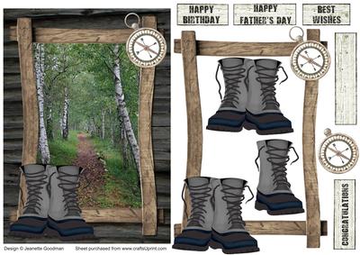Log Cabin Adventure - Walking / Hiking Card 2
