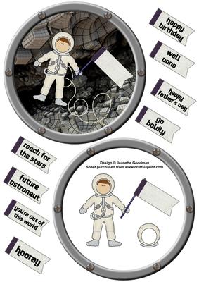Through the Porthole - Astronaut in Space 1