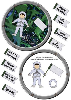 Through the Porthole - Astronaut in Space 2