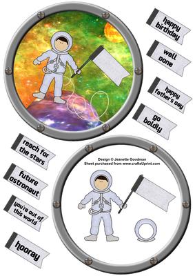 Through the Porthole - Astronaut in Space 4