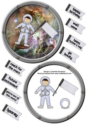 Through the Porthole - Astronaut in Space 5