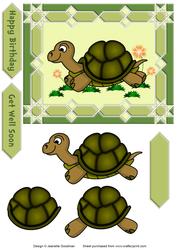 Happy Running Tortoise