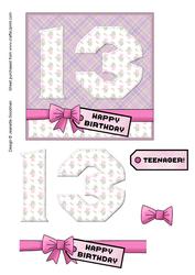 Floral 13 Pink for Teenager