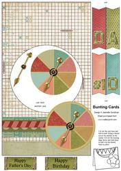 Games Night for Dad Bunting Card 1