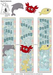 Ocean Animal Magnetic Bookmarks