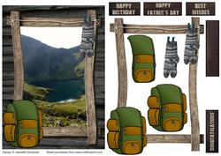 Log Cabin Adventure - Backpacking Card 1