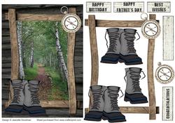 Log Cabin Adventure - Walking / Hiking Card 2
