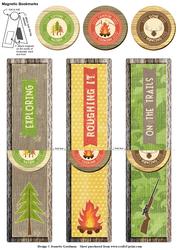 Outdoor Adventure Magnetic Bookmarks