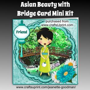 Asian Beauty with Bridge Card Mini Kit