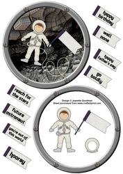 Through the Porthole - Astronaut in Space 1
