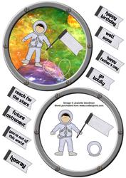 Through the Porthole - Astronaut in Space 4