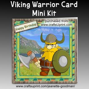 Viking Warrior Card Mini Kit