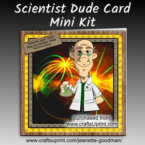 Scientist Dude Card Mini Kit