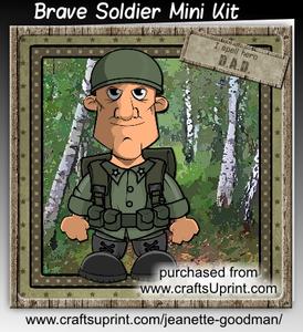 Brave Soldier Card Mini Kit