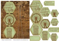 British Icons Pyramid Card