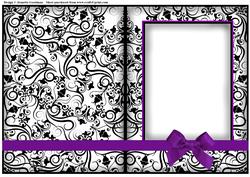 Christmas Decoration Church Silhouette 4 Square Card Insert
