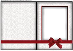 Christmas Decoration Nativity Silhouette 4 Square Card Inser