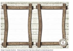 Log Cabin Adventure - Walking / Hiking Card Insert