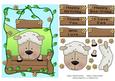 Curious Sheep Decoupage Card